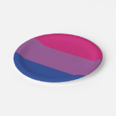 Bi-vlag Papieren Bordje (Gekanteld)