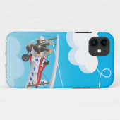 bi-vlakke Cartoon vliegen Case-Mate iPhone Case (Achterkant (horizontaal))