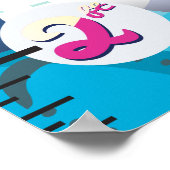 Bi-vlakke groeigrafiek poster (Hoek)