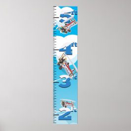 Bi-vlakke groeigrafiek poster