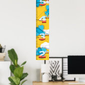 Bi-vliegtuiggroeigrafiek Poster (Thuiskantoor)