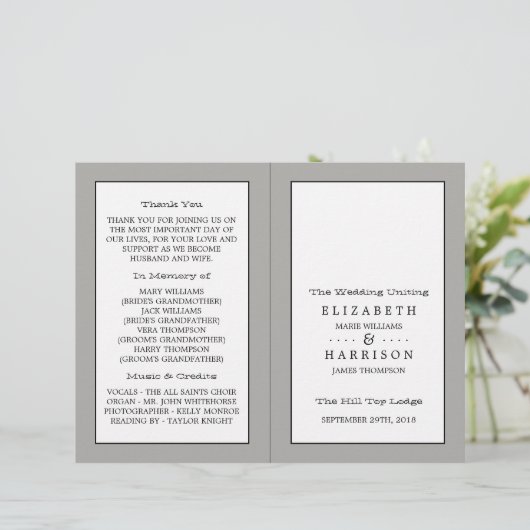 Bi-voudig programma voor weddenschappen (Staand voorkant)