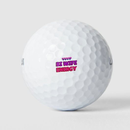 Bi Vrouw Energie Golfballen (Voorkant)