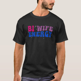 Bi Vrouw Energie LGBTQ Biseksuele Pride Biseksuele T-shirt