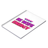 Bi Vrouw Energie Notitieboek (Linkerzijde)