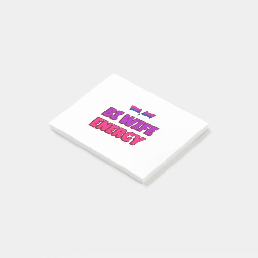 Bi-vrouw-energie Post-it® Notes (Schuin)