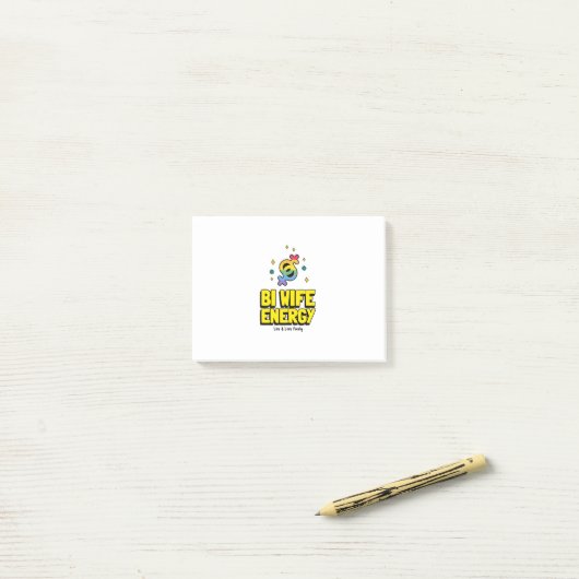 Bi Vrouw Energie Post-it® Notes (Op bureau)