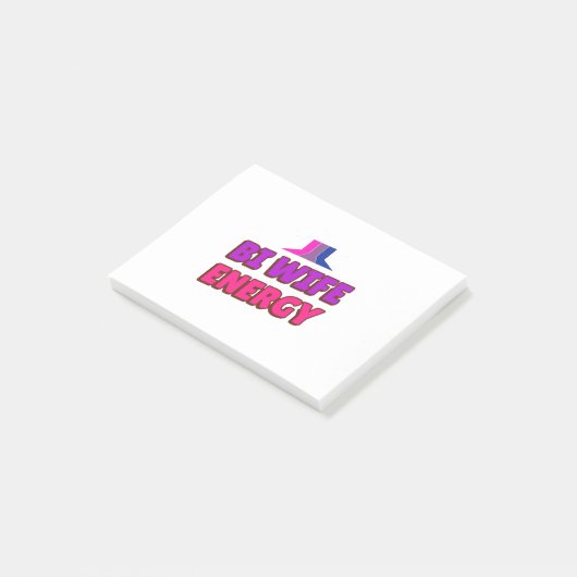 Bi Vrouw Energie Post-it® Notes (Schuin)