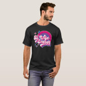 Bi Wife Energy Bisexual Pride Bisexual Rainbow Fla T-shirt (Voorkant volledig)