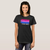 Bi Wife Energy Bisexual Pride Flag Bisexuis Lgb T-shirt (Voorkant volledig)