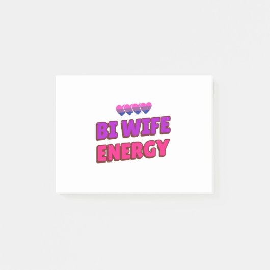 Bi Wife Energy Post-it® Notes (Voorkant)