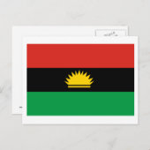 Biafra Flag (1967-1970) Briefkaart (Voorkant / Achterkant)