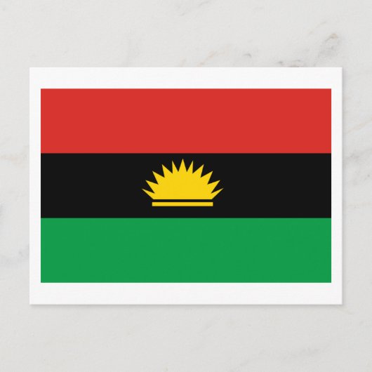 Biafra Flag (1967-1970) Briefkaart (Voorkant)