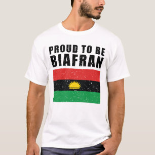 Biafra Flag - Trots om Biafra te zijn - Biafra T-shirt