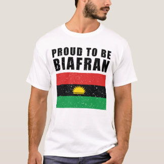 Biafra Flag - Trots om Biafra te zijn - Biafra T-shirt