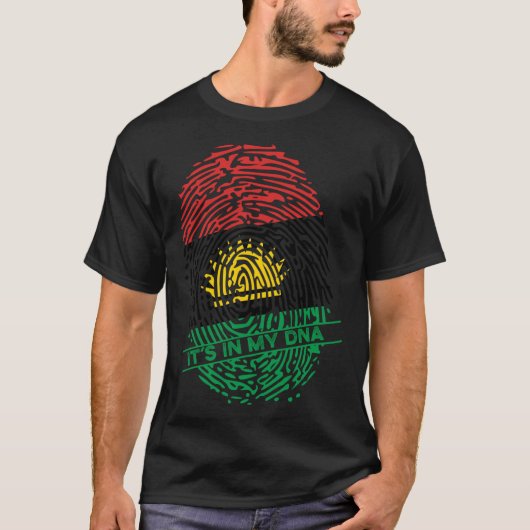 Biafran-vlag Biafra in mijn DNA-pullover-hoodie T-shirt (Voorkant)