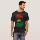 Biafran-vlag Biafra in mijn DNA-pullover-hoodie T-shirt (Voorkant volledig)