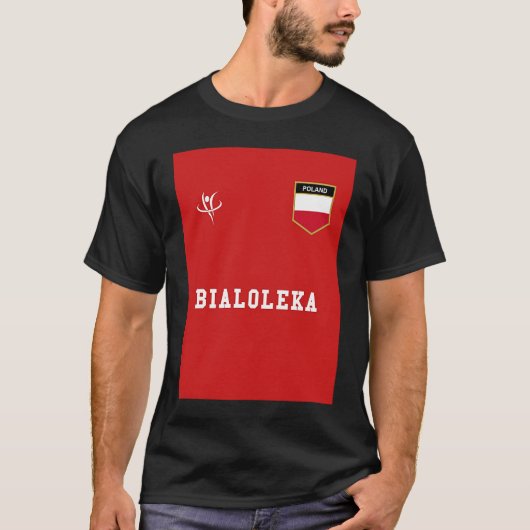 BIALOLEKA Poland Vintage Sports T-shirt (Voorkant)