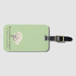 Białowieża Forest Latitude & Longitude Bagagelabel