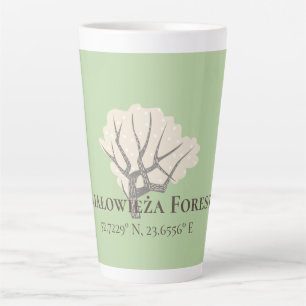 Białowieża Forest Latitude & Longitude Latte Mok