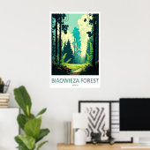 Białowieża-woud 1 poster (Thuiskantoor)