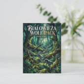 Białowieża-woud Polen Briefkaart (Staand voorkant)
