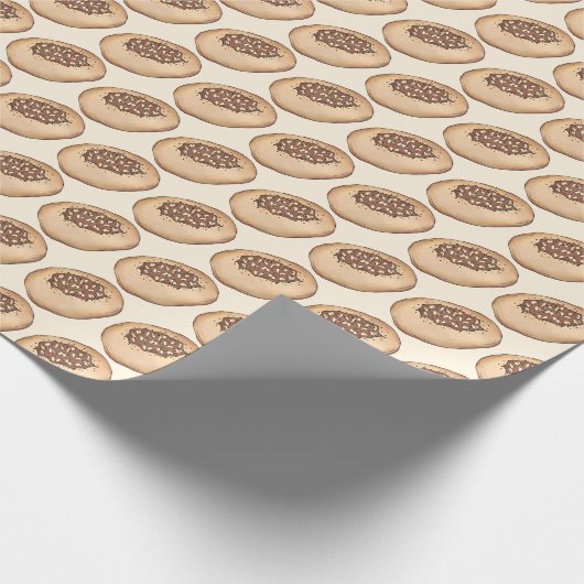 Bialy Joodse Bakkerij Uienbrood Polen Pools eten Cadeaupapier (Hoek)