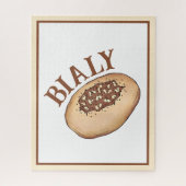 Bialy Joodse Bakkerij Uienbrood Polen Pools eten Legpuzzel (Verticaal)