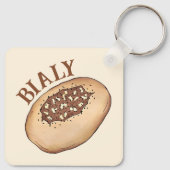 Bialy Joodse Bakkerij Uienbrood Polen Pools eten Sleutelhanger (Achterkant)