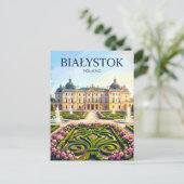 Białystok Polen Briefkaart (Staand voorkant)