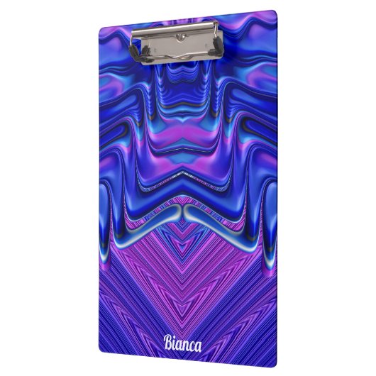 BIANCA ~ 3D! ~ Roze wit en blauw origineel ~ Klembord (Links)