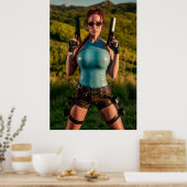 Bianca Beauchamp Latex Cosplay Poster (Keuken)