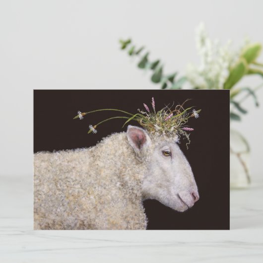 Bianca de uitnodiging van de verlovingspartij voor (Staand voorkant)