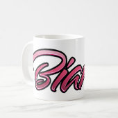 Bianca faded pink Tasse Teetasse Kaffeetasse Koffiemok (Voorkant links)