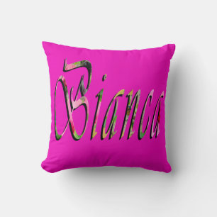 Bianca Girls Name Logo, Kussen
