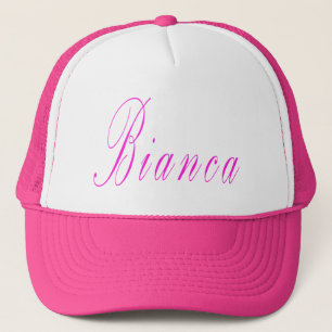 Bianca Girls Name Logo, Trucker Pet