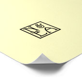 Bianca in Groen - Prints/Posters Poster (Hoek)