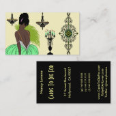 Bianca in Groen - Visitekaartjes (Voorkant / Achterkant)