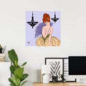 Bianca in Lila - Prints/Posters Poster (Thuiskantoor)