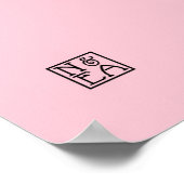 Bianca in roze - Prints/Posters Poster (Hoek)