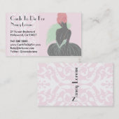 Bianca in roze - Visitekaartjes (Voorkant / Achterkant)