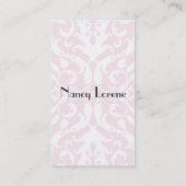 Bianca in roze - Visitekaartjes (Achterkant)