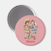 BIANCA ~  ~ Kinderen Konijneneieren ~ Magneet (Voorkant / Achterkant)