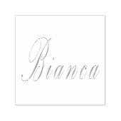 Bianca naamlogo,  zelfinktende stempel (Design)