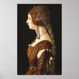 Bianca Sforza - Ambrogio de Predis Fijne Kunst Pos Poster