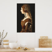 Bianca Sforza - Ambrogio de Predis Fijne Kunst Pos Poster (Keuken)