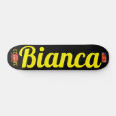 BIANCA Skateboard, 7¾" Deck Persoonlijk Skateboard (Horizontaal)