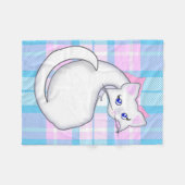 Bianca Toon Kitty Dekbed Fleece Deken (Voorkant (Horizontaal))