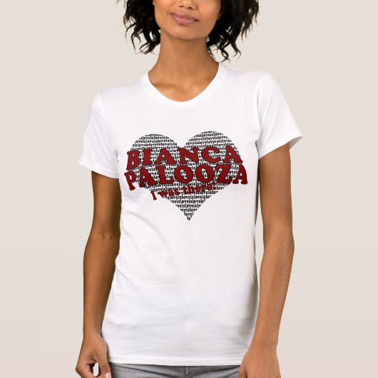 Biancapalooza T-shirt (Voorkant)
