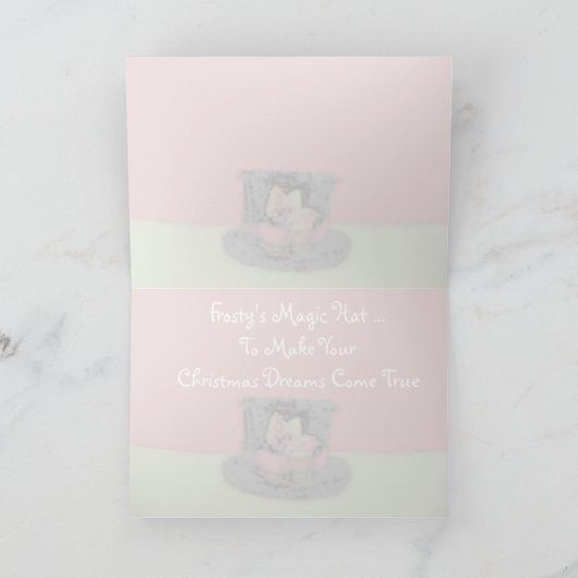 Bianca's Magic Pet Maine Coon Cat Kerstmis Kaart (Binnen)